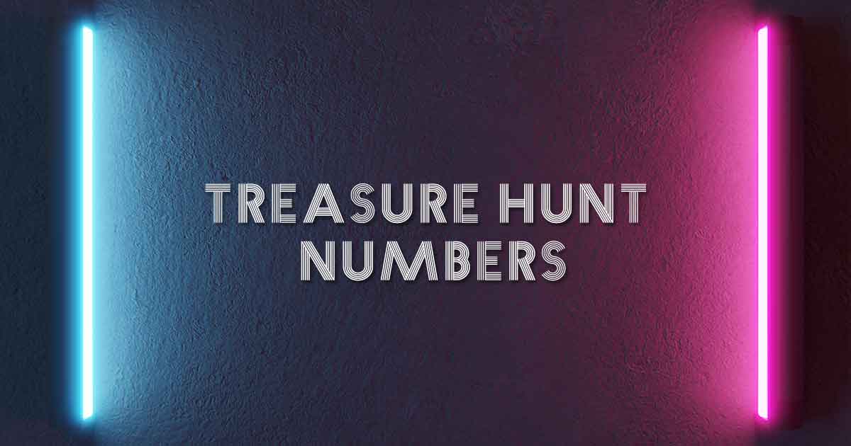 treasure hunt numbers