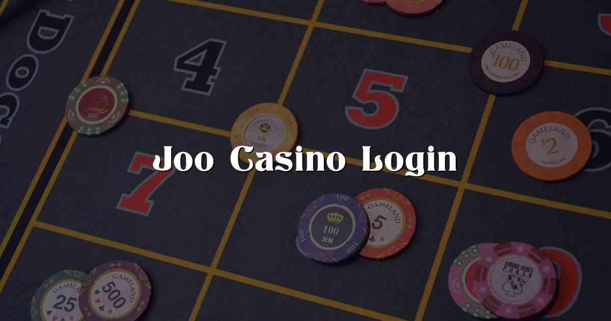 Joo Casino Login